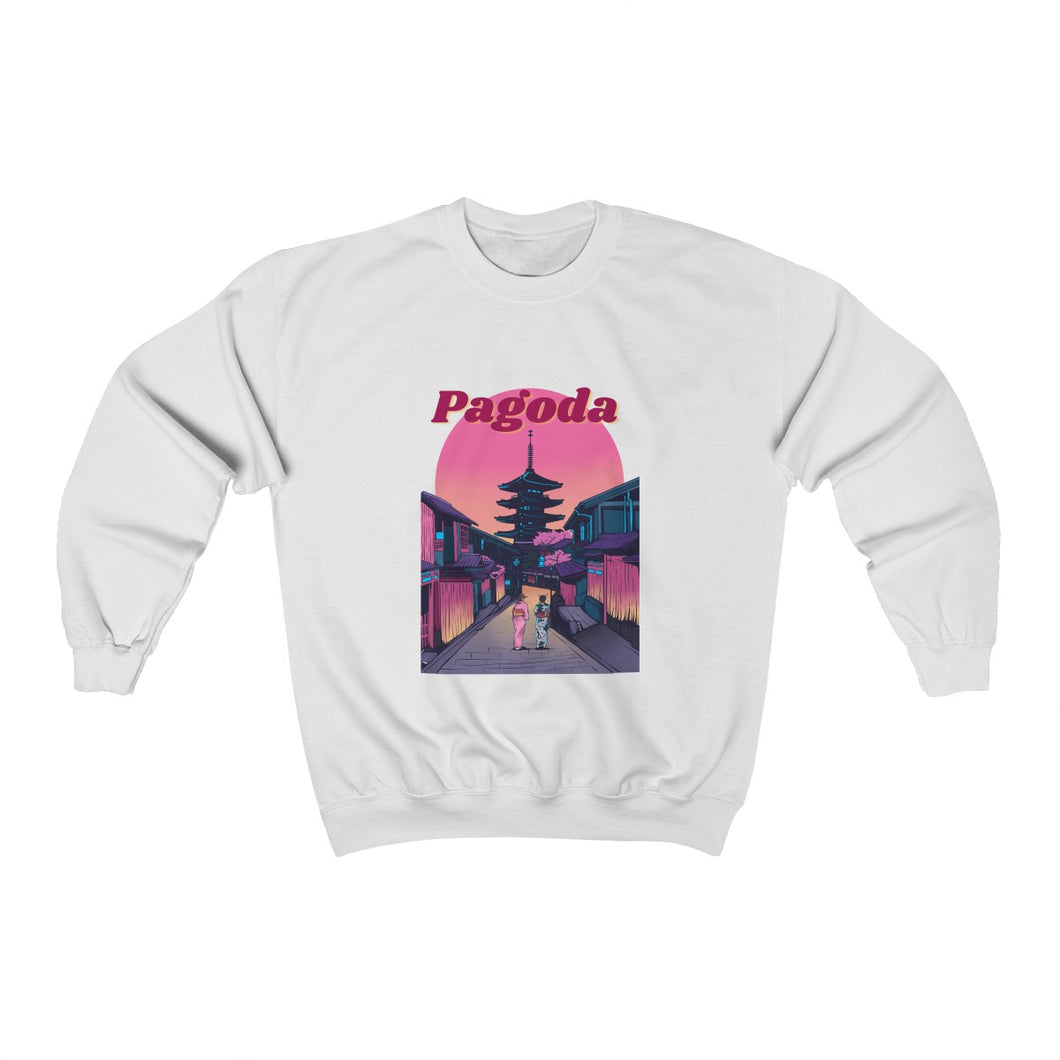 Kyoto Pagoda Long Sleeve Shirt